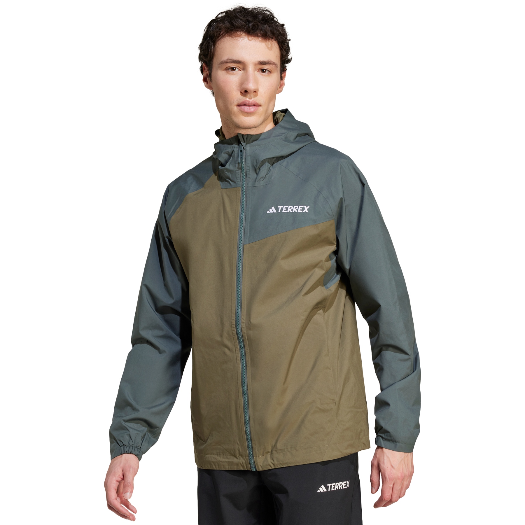Picture of adidas TERREX Multi 2L RAIN.RDY Jacket Men - olive strata/legend ivy JD8355