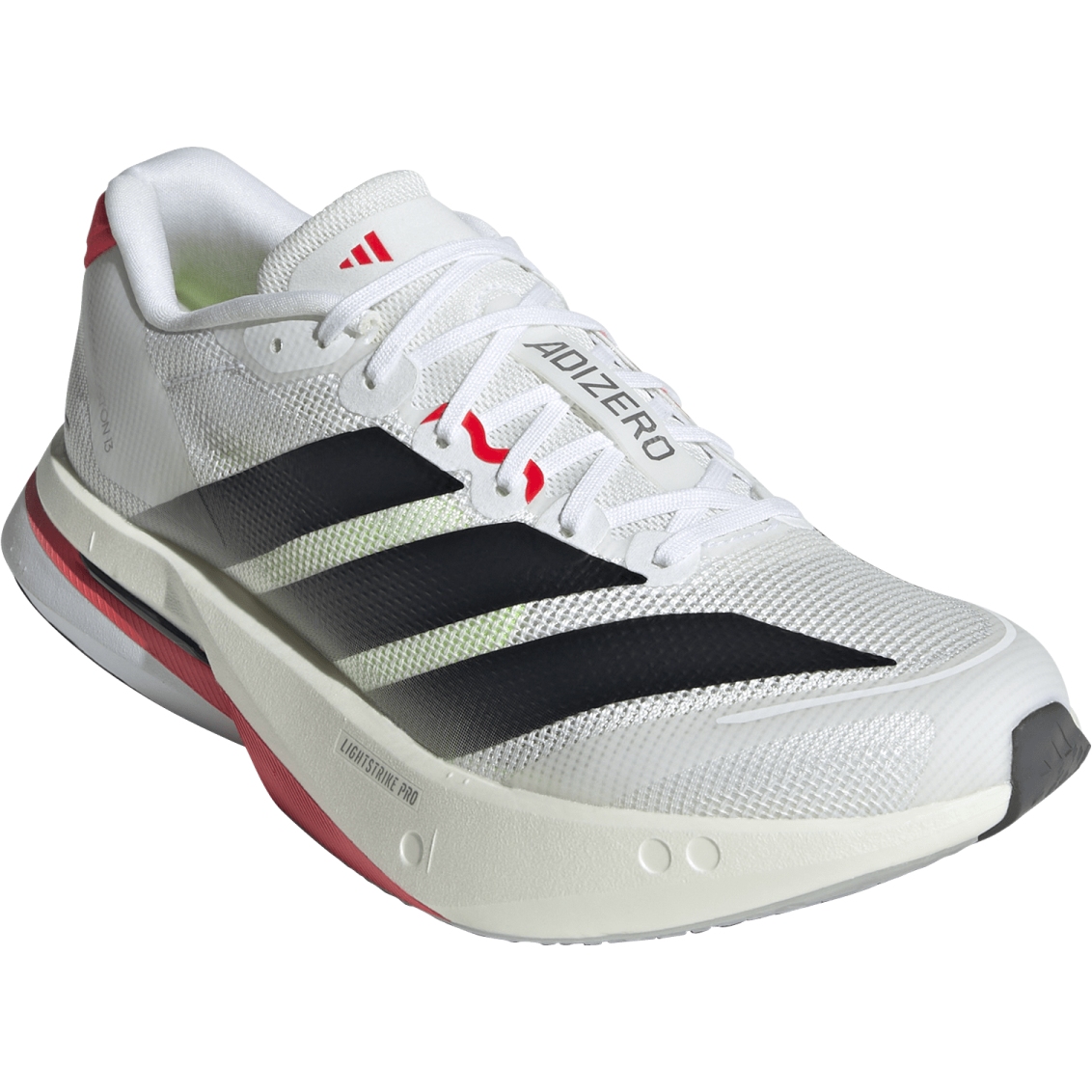 Produktbild von adidas Adizero Boston 13 Laufschuhe Damen - white/core black/lucid red JS4934