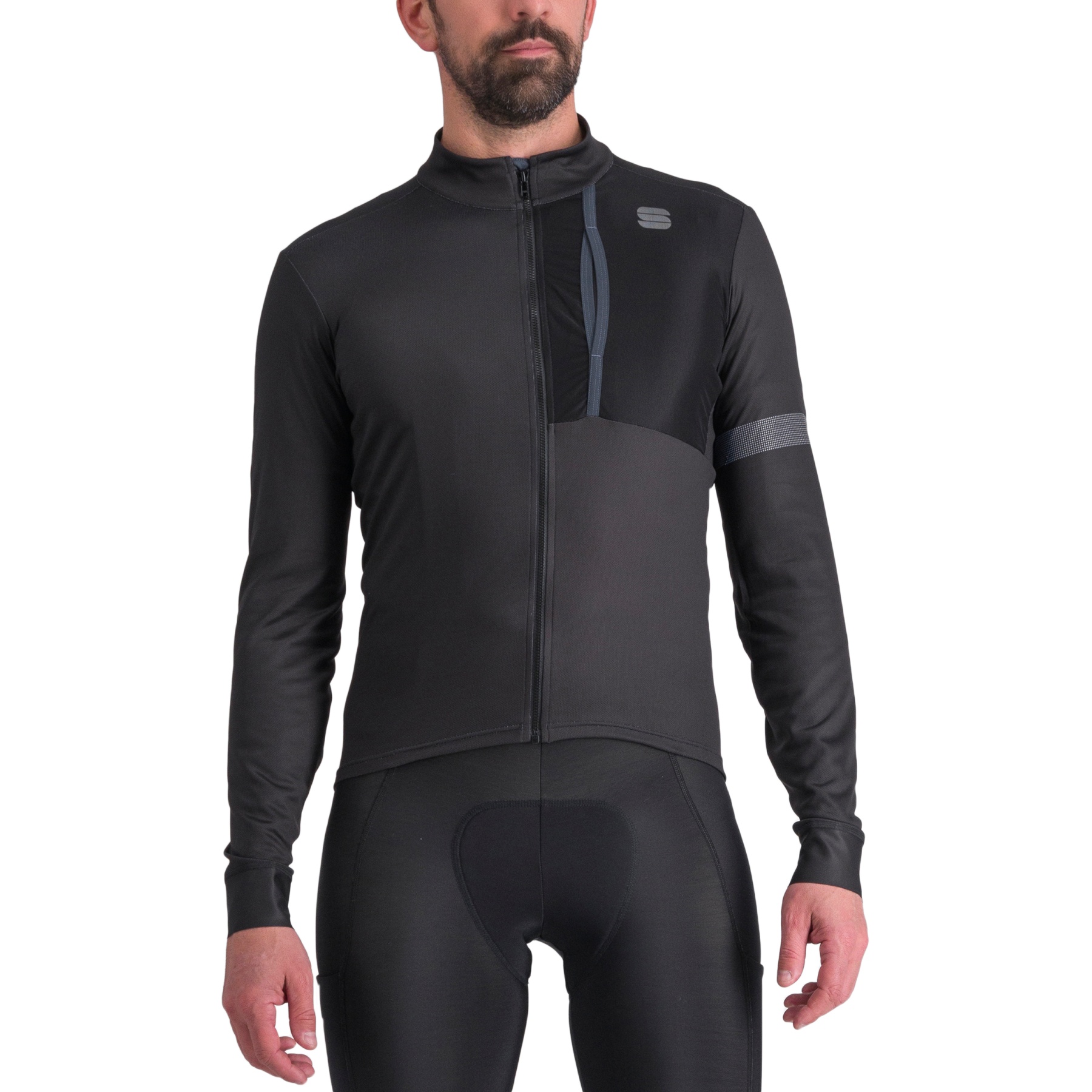 Sportful Supergiara Thermal Jersey Men - 002 Black | BIKE24