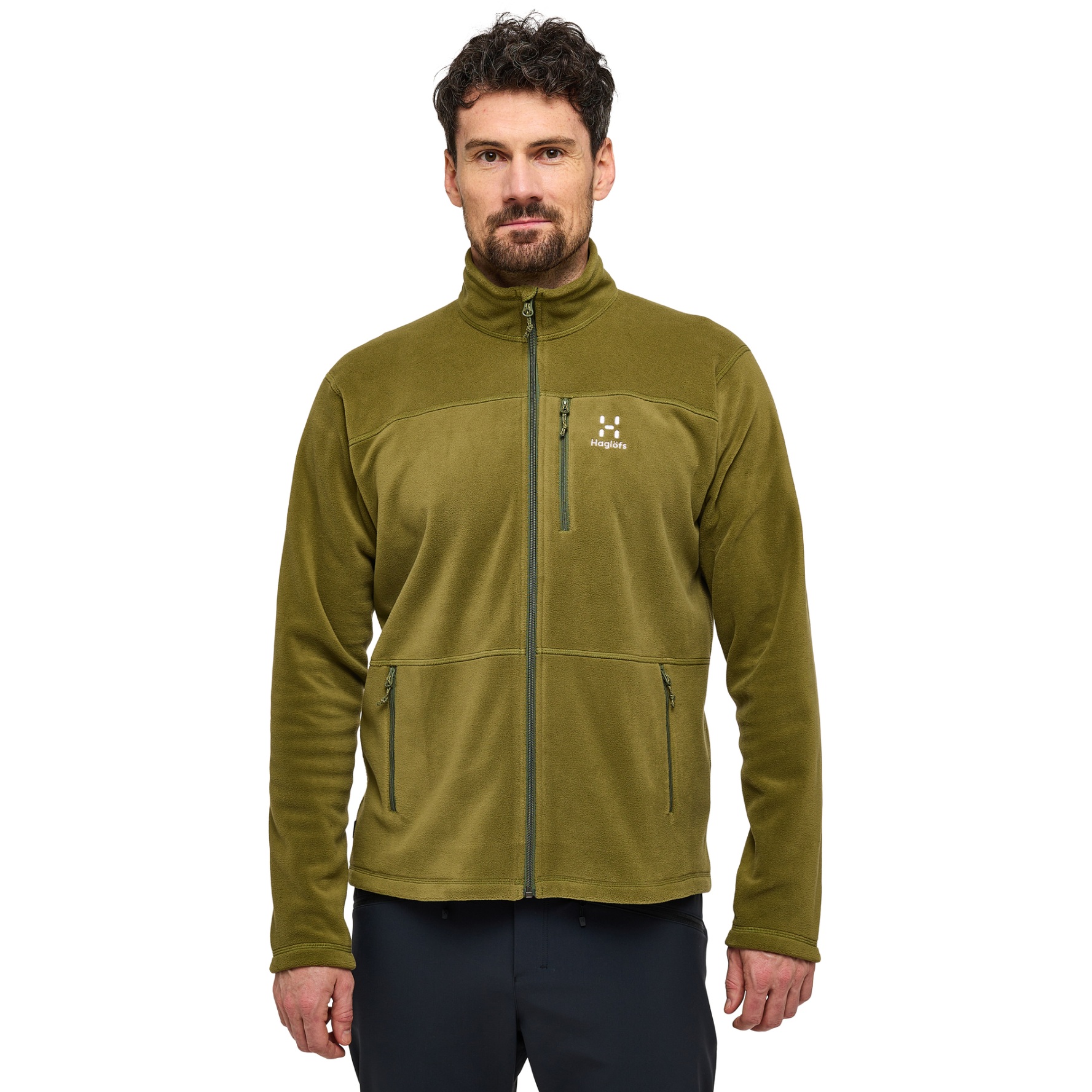 Image of Haglöfs Hajk Mid Jacket Men - olive green 4VY