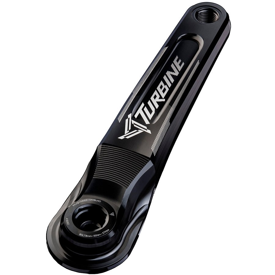 Кривошипные рычаги для фэтбайка Race Face Turbine Cinch без кольца цепи и крестовины - для рам с задним расстоянием 170/177 мм - черный