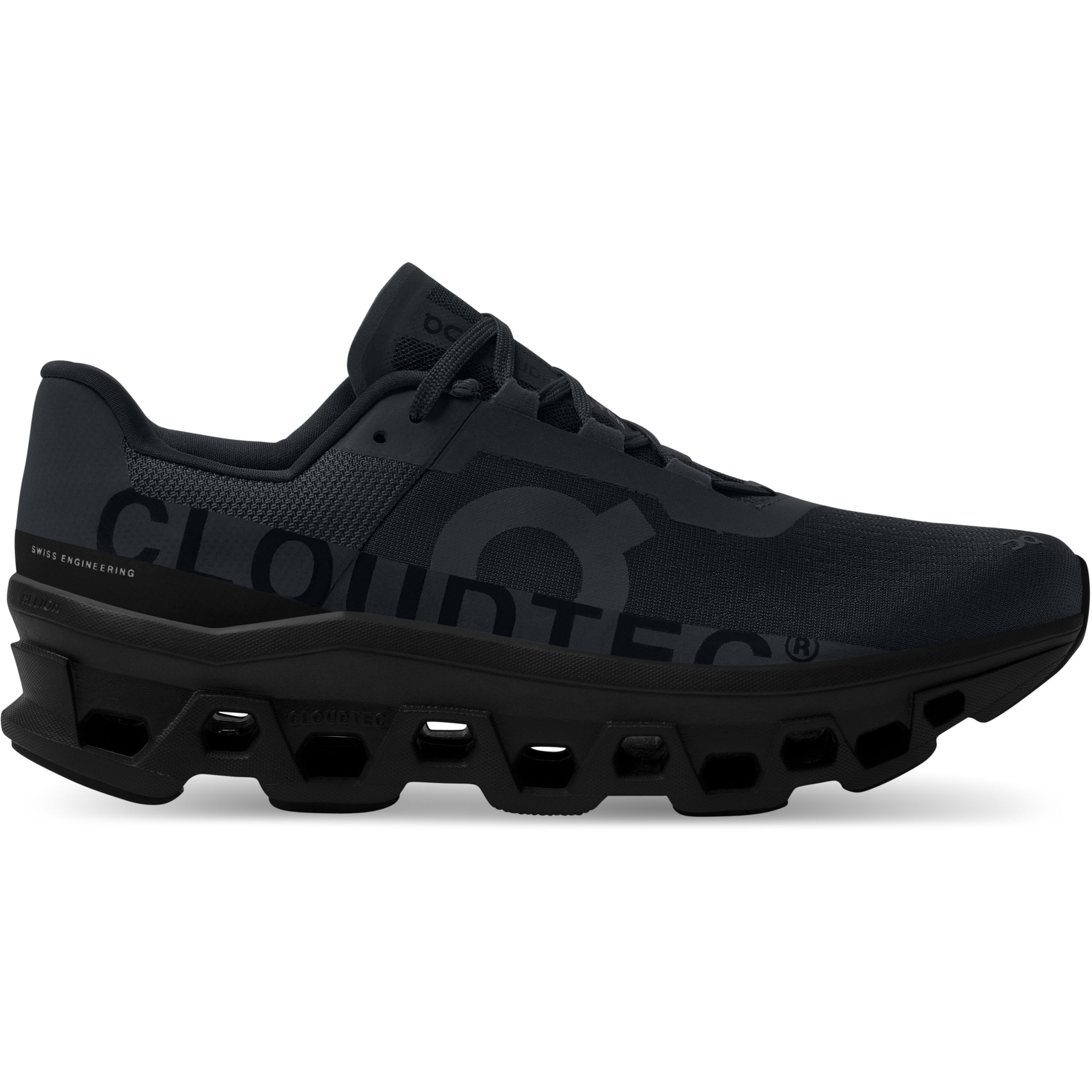 On Cloudmonster Running Shoes Men - All Black