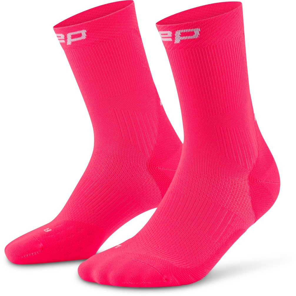 Image of CEP Core Run Mid Cut Compression Socks Women - pink