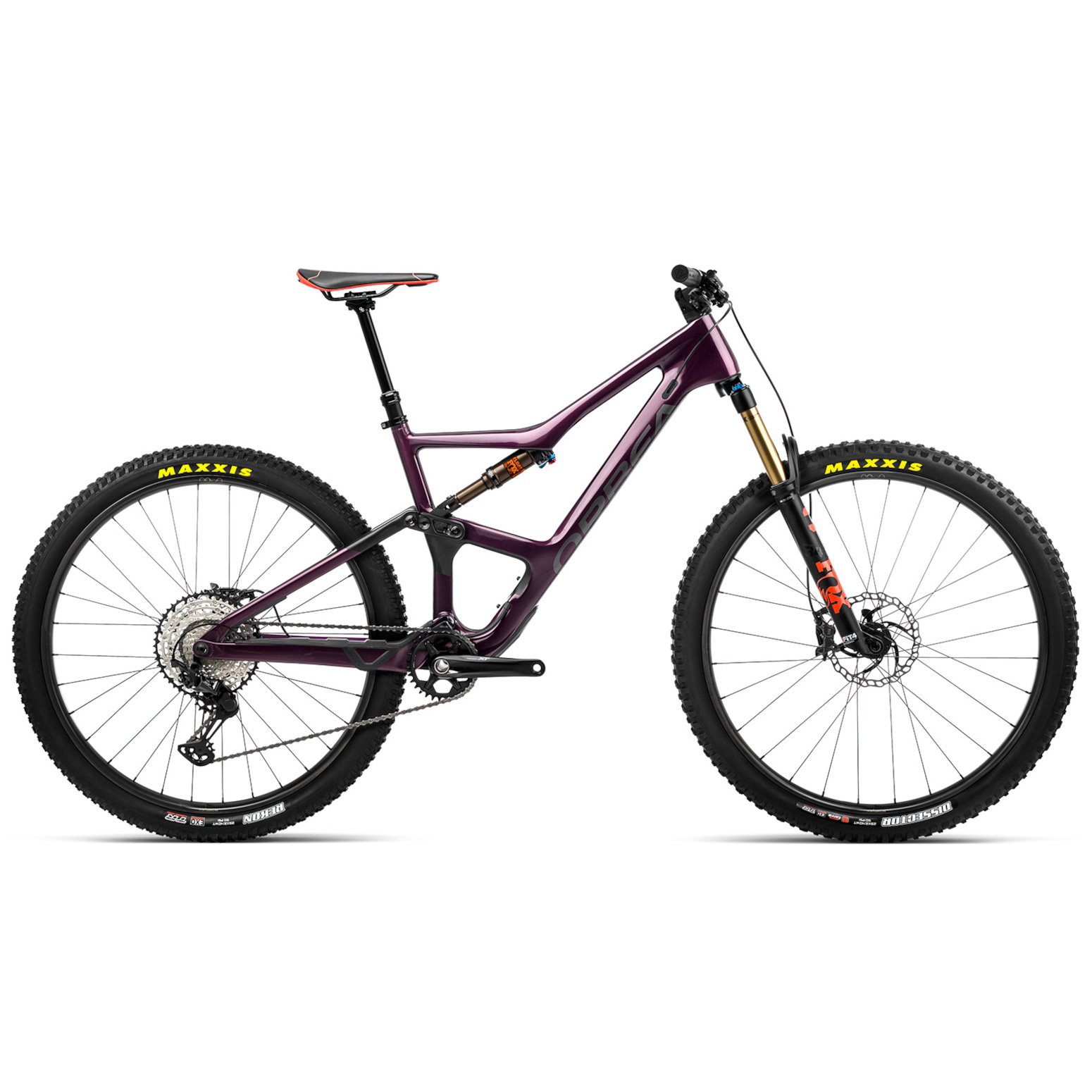 Productfoto van Orbea OCCAM M10 XT Mountain Bike - 2023 - Metallic Mulberry - Black (gloss)