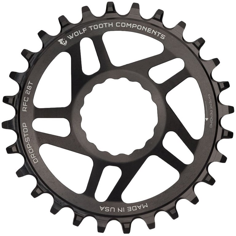 Picture of Wolf Tooth Direct Mount Boost Chainring for SRAM - Drop Stop - black