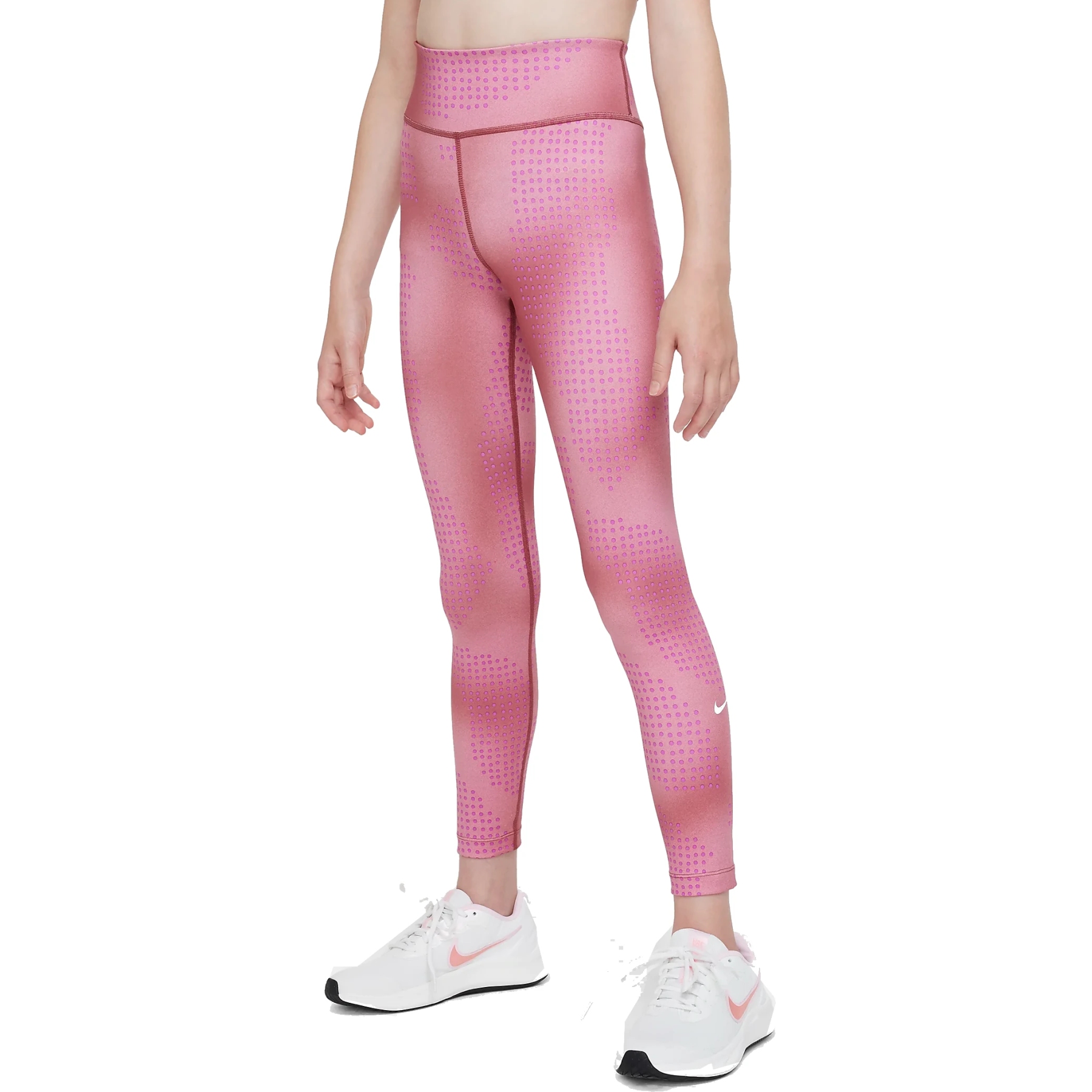 Picture of Nike Dri-FIT One Leggings Kids - canyon rust/white DV3129-691