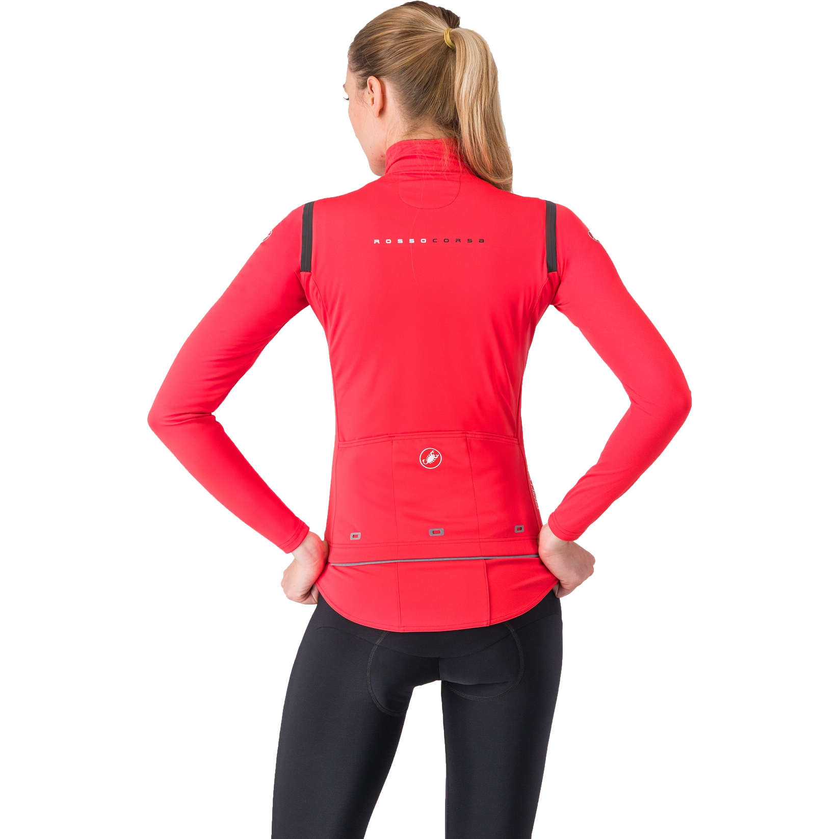Castelli Perfetto RoS 3 Jacket Women - hibiscus/black reflex 081