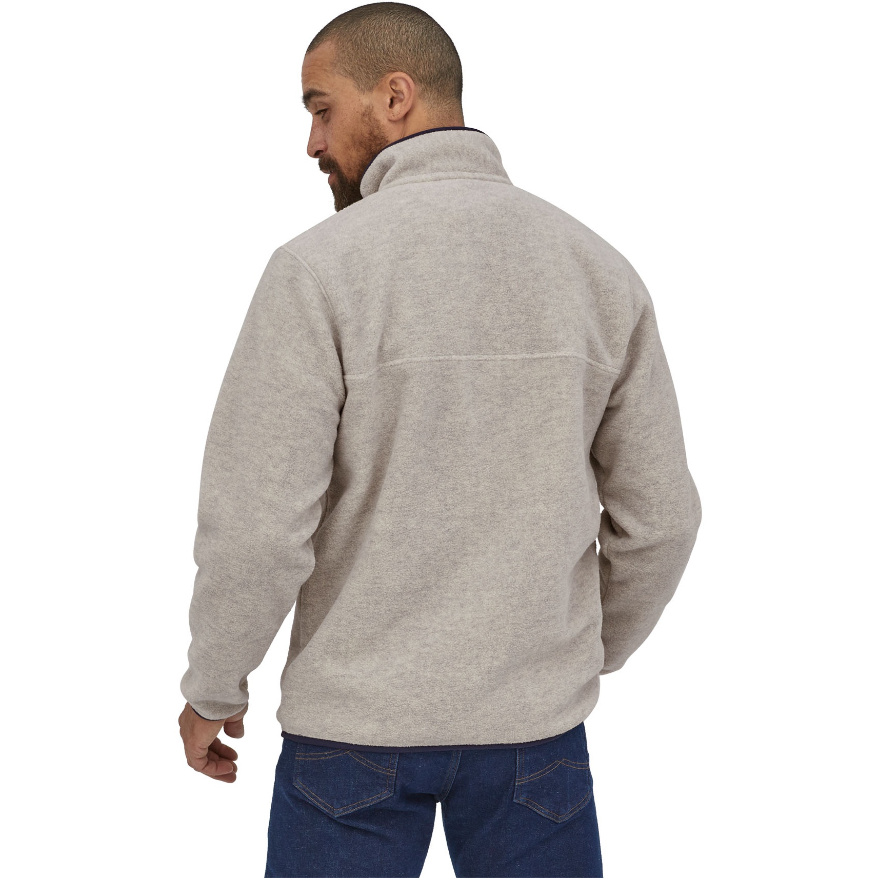 Patagonia Mens Lightweight Synchilla Snap-T Pullover - Oatmeal Heather