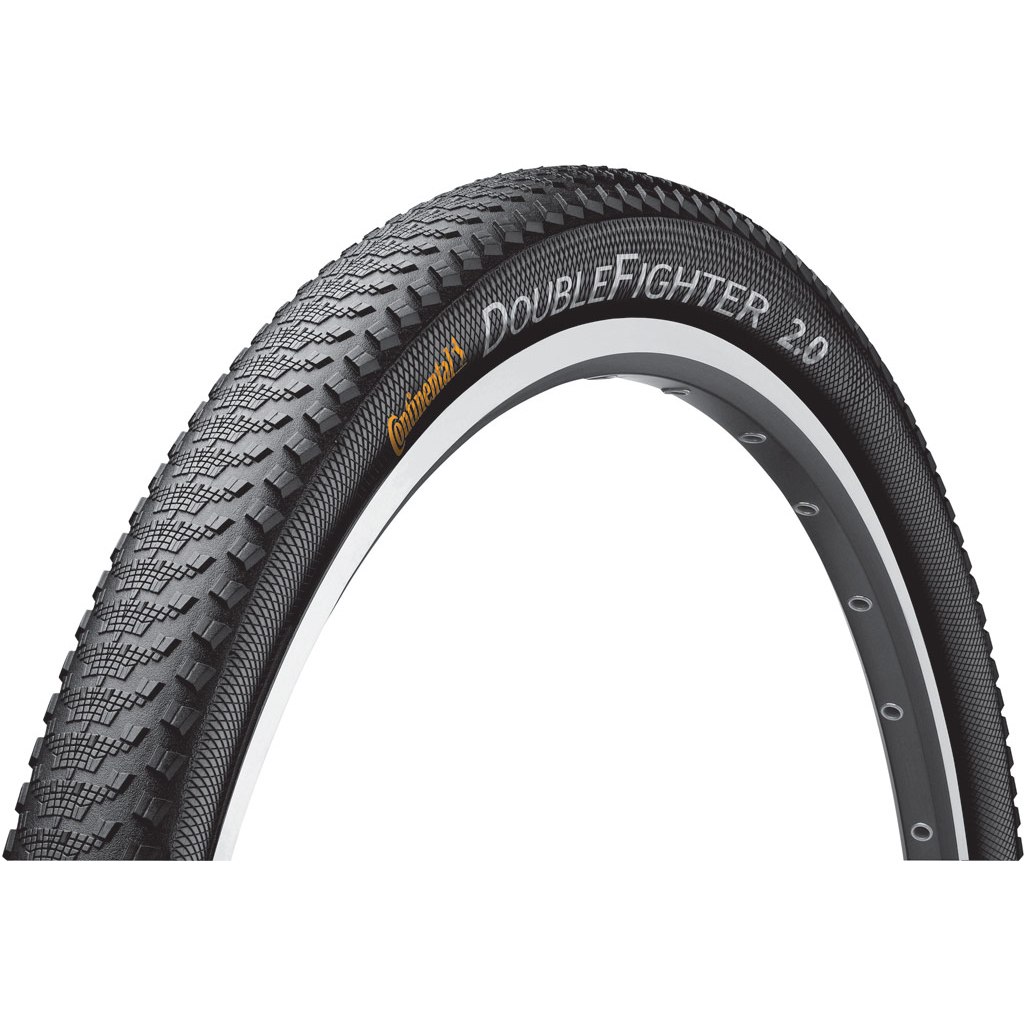 Picture of Continental Double Fighter III Sport MTB Wire Bead Tire 27.5x2.0 Inches - black Reflex