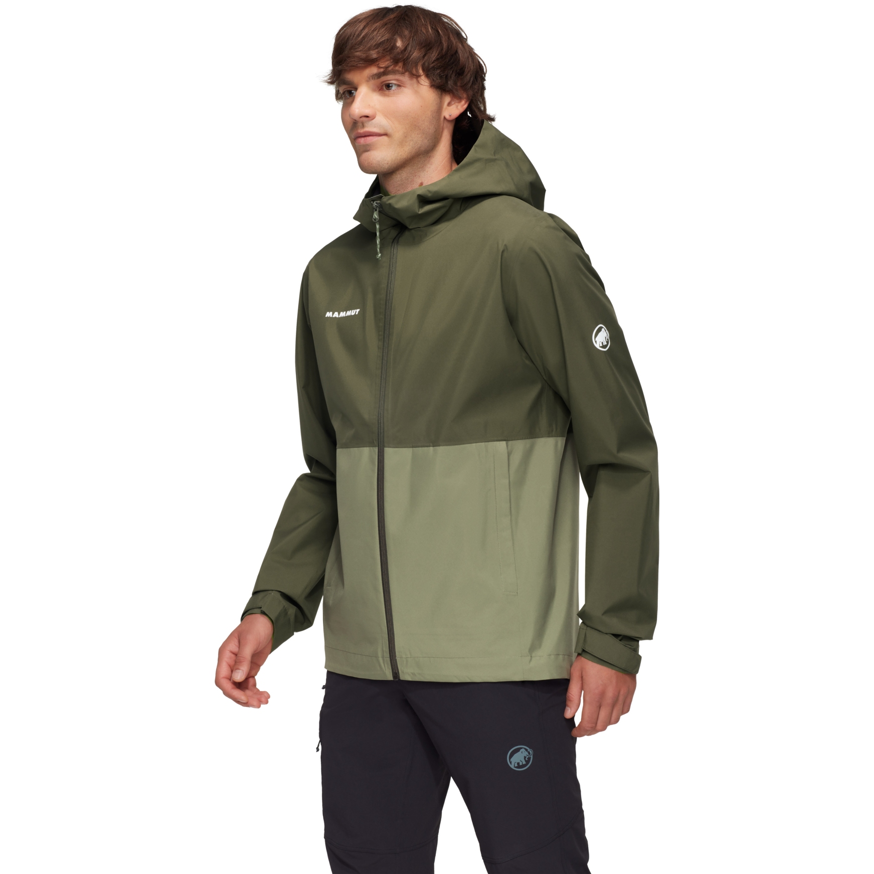 Mammut Linard Light Hardshell Hooded Jacket Men - marsh-dark marsh 