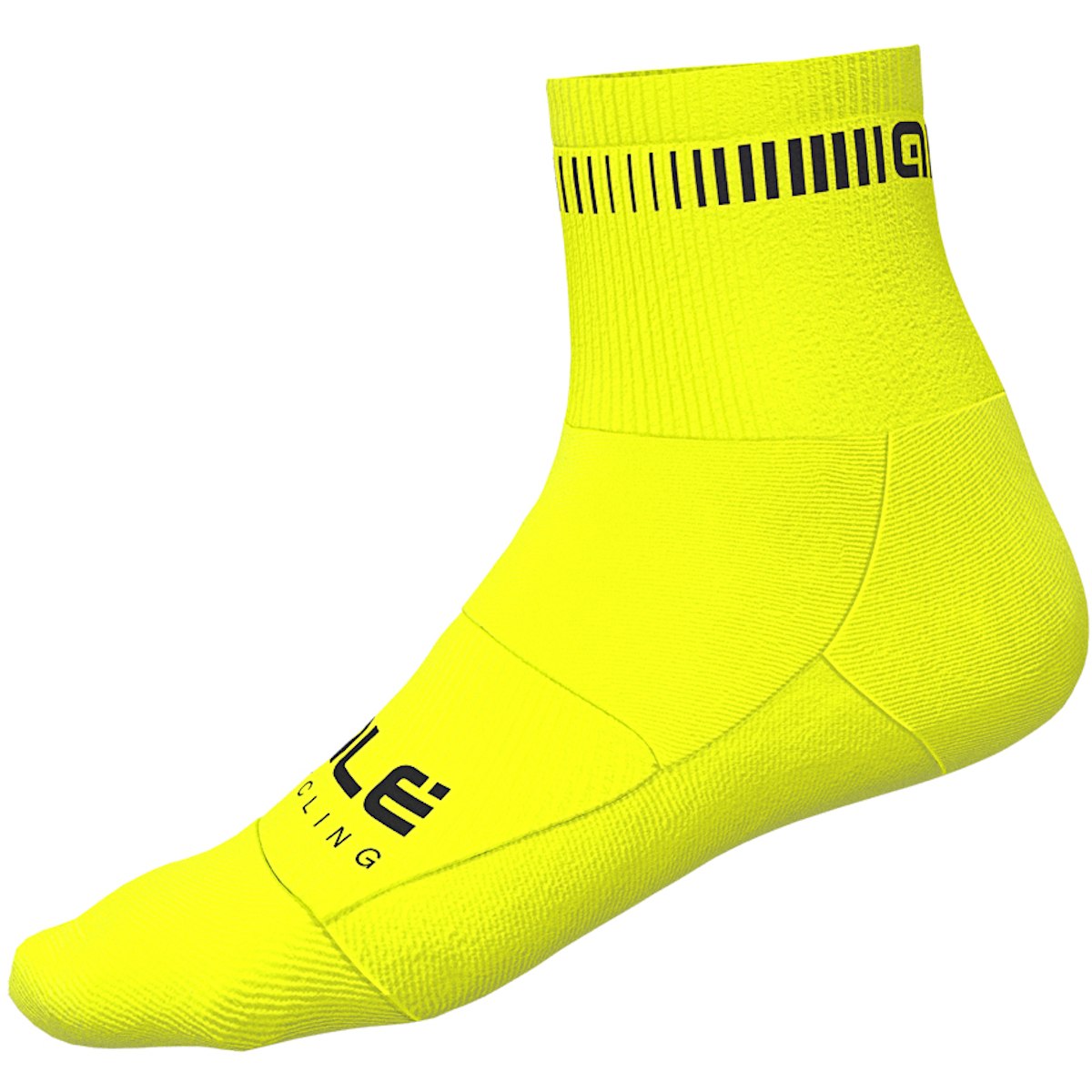 Image of Alé Logo Socks - fluo yellow/black