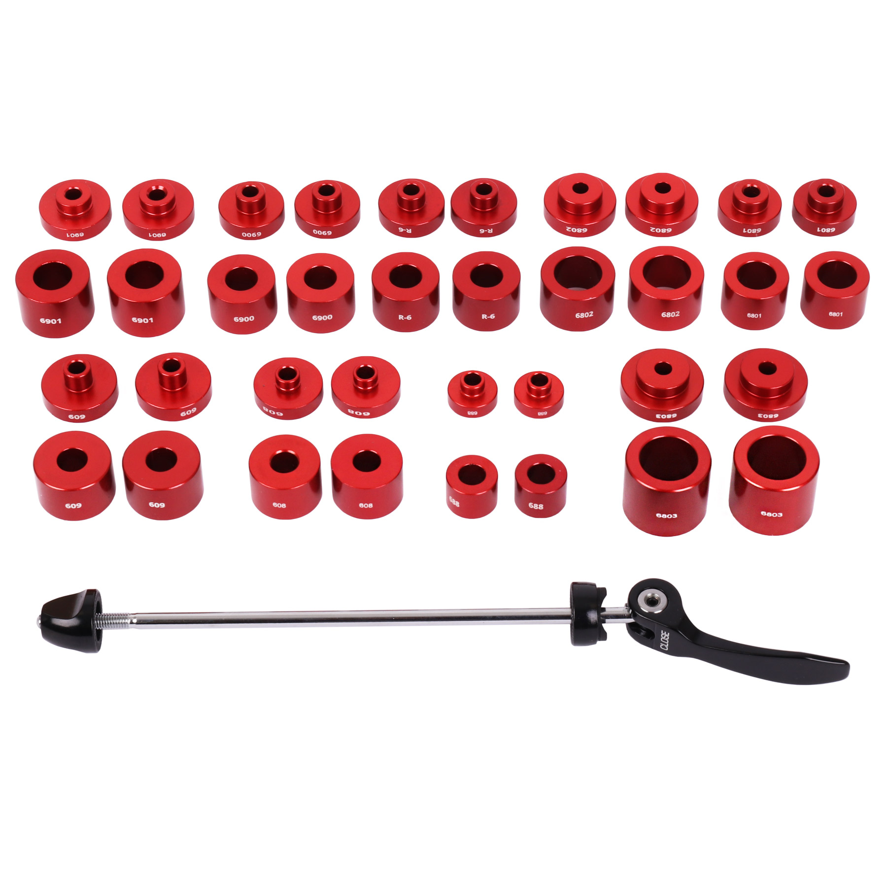 Picture of Wheels Manufacturing Press Kit | Pro - Press-In Tool Set for Sealed Hub Bearings (QR) - BP0002