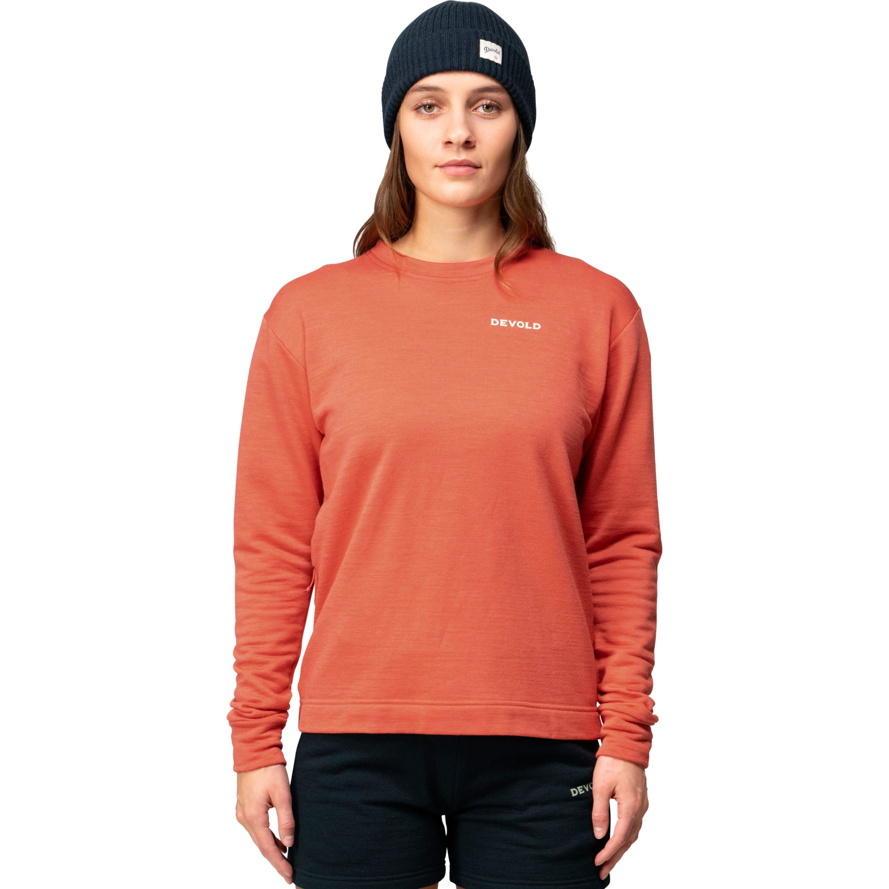 Immagine prodotto da Devold Maglia a Maniche Lunghe Donna - Everyday Crew - 121A Coral