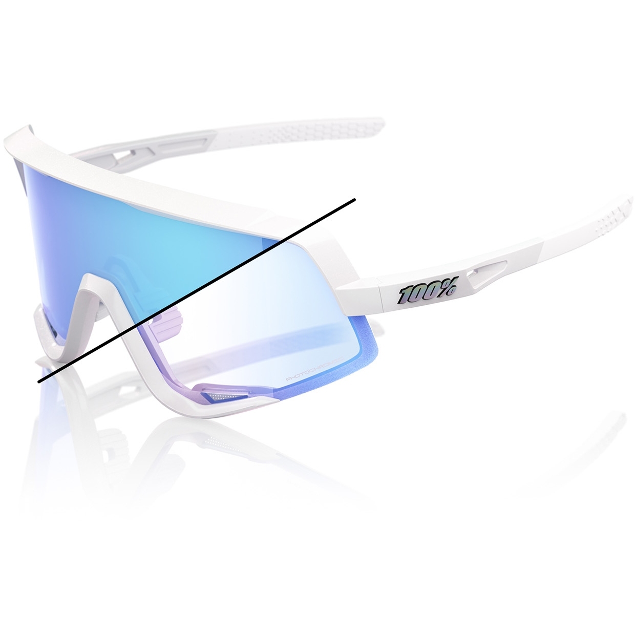 Produktbild von 100% Glendale Brille - Photochromic - Bastille / Blue Mirror
