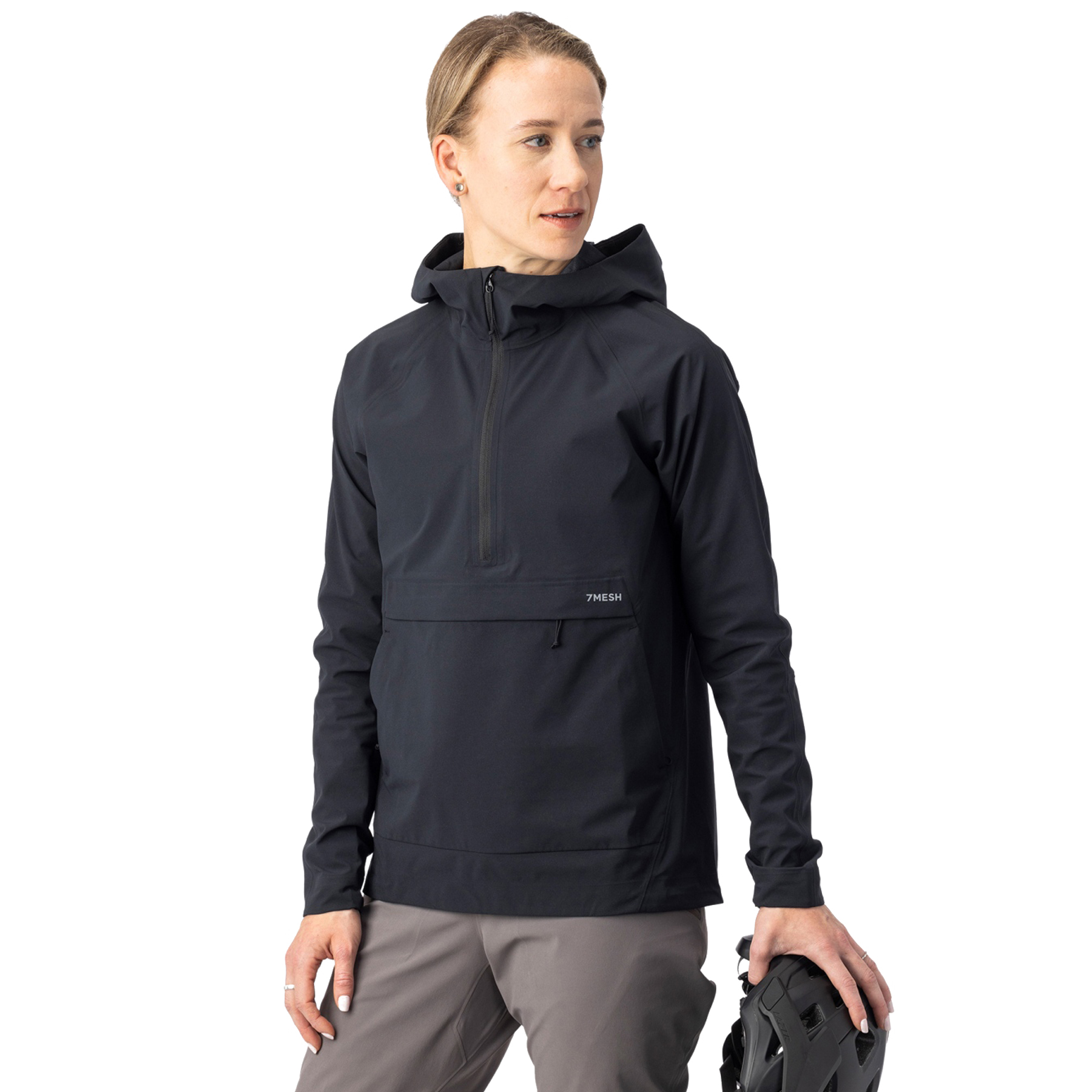 Productfoto van 7mesh Cache Anorak Dames - Zwart