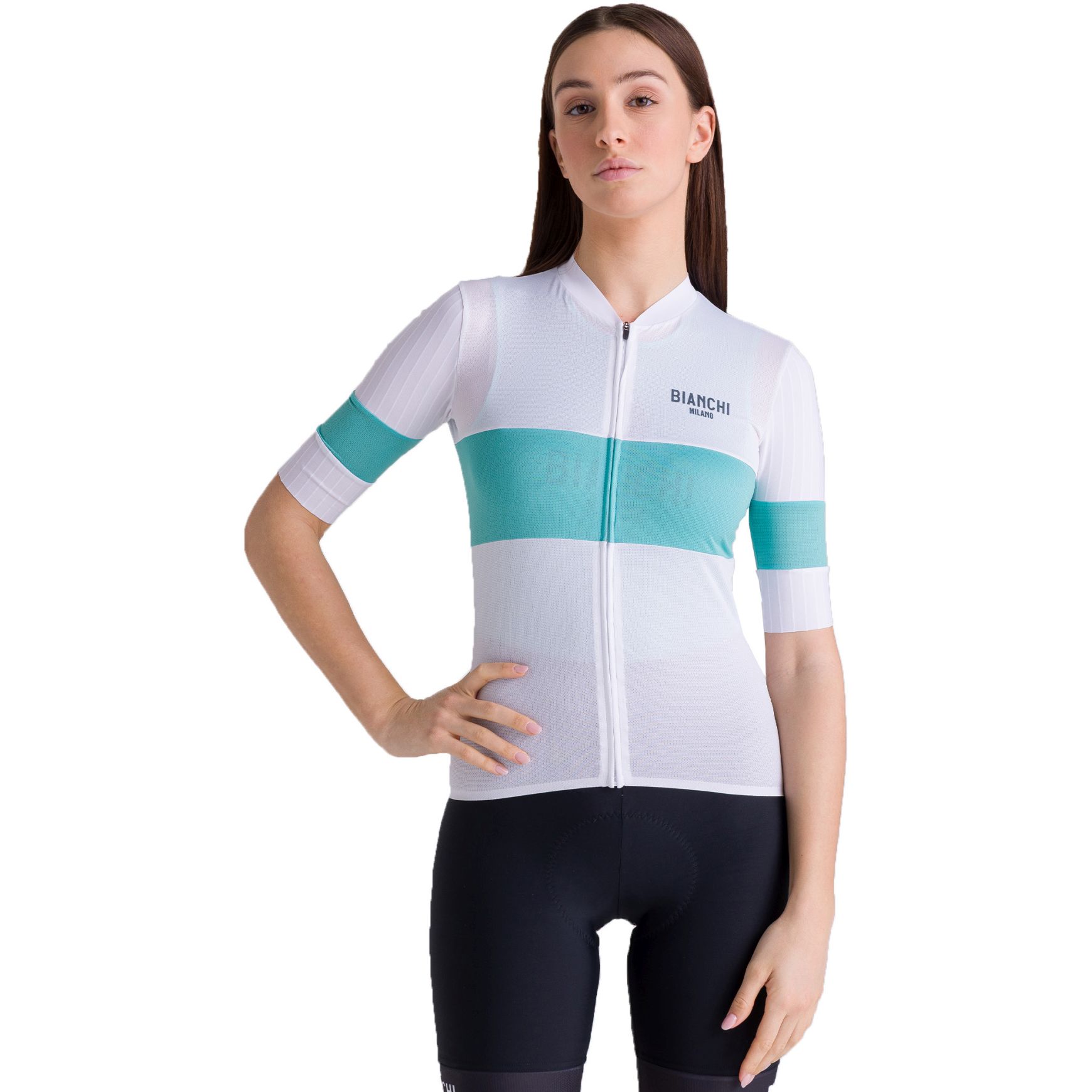 Майка Santini Bianchi Milano Race унисекс BI97175CRACE - белая BI