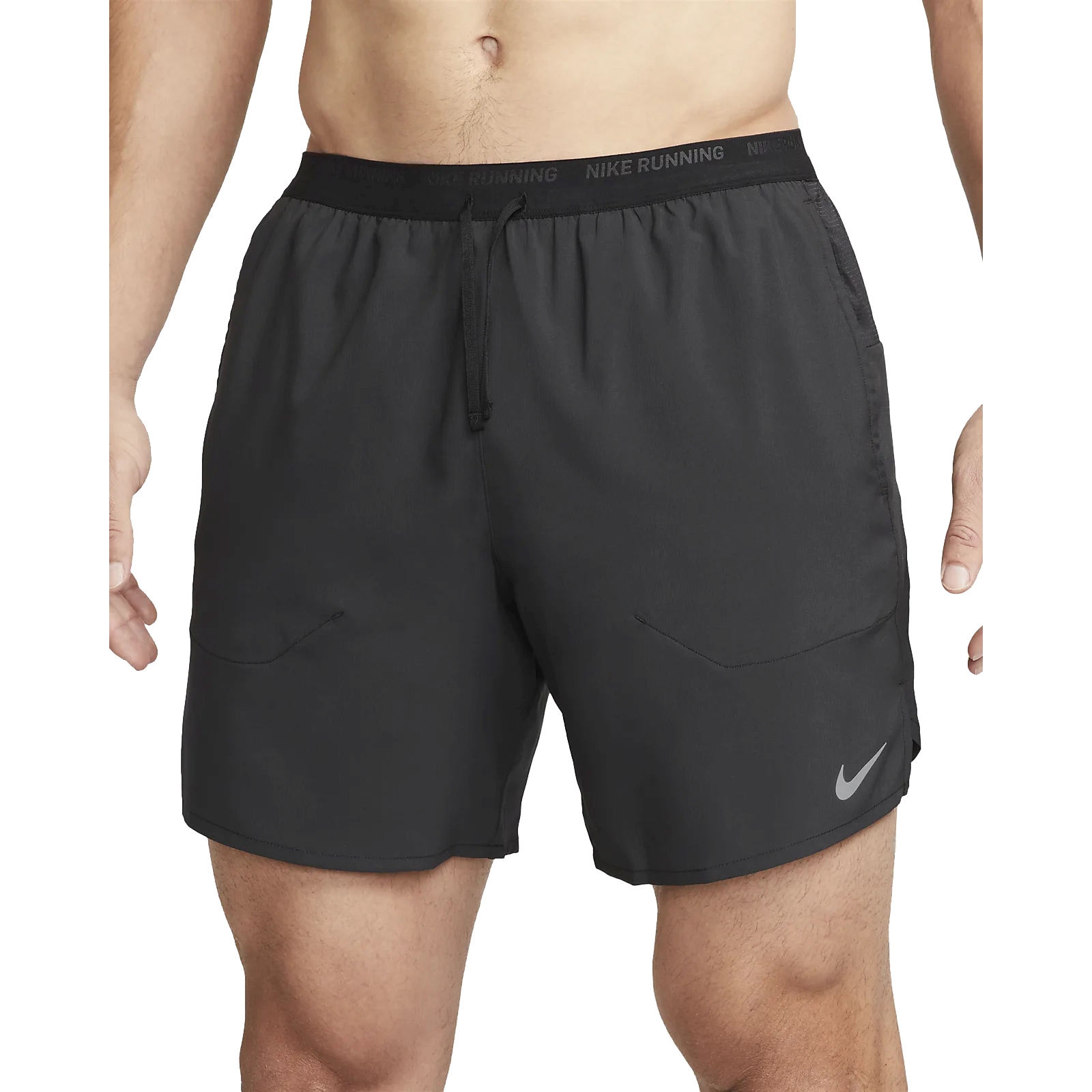 Immagine prodotto da Nike Pantaloncini 7&quot; Uomo - Dri-FIT Stride Brief-Lined - black/black/reflective silver DM4761-010