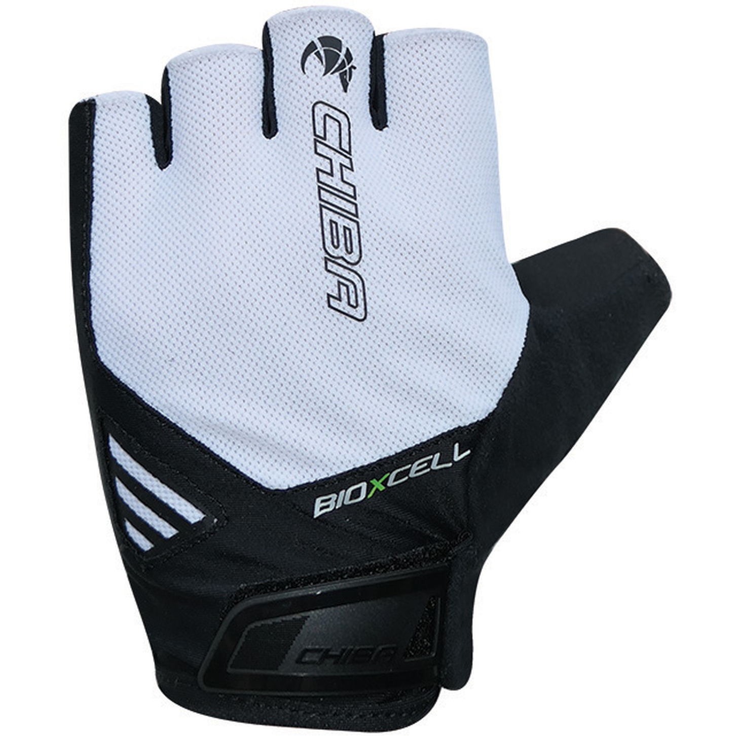 Productfoto van Chiba BioXCell Air Handschoenen met Korte Vingers - wit
