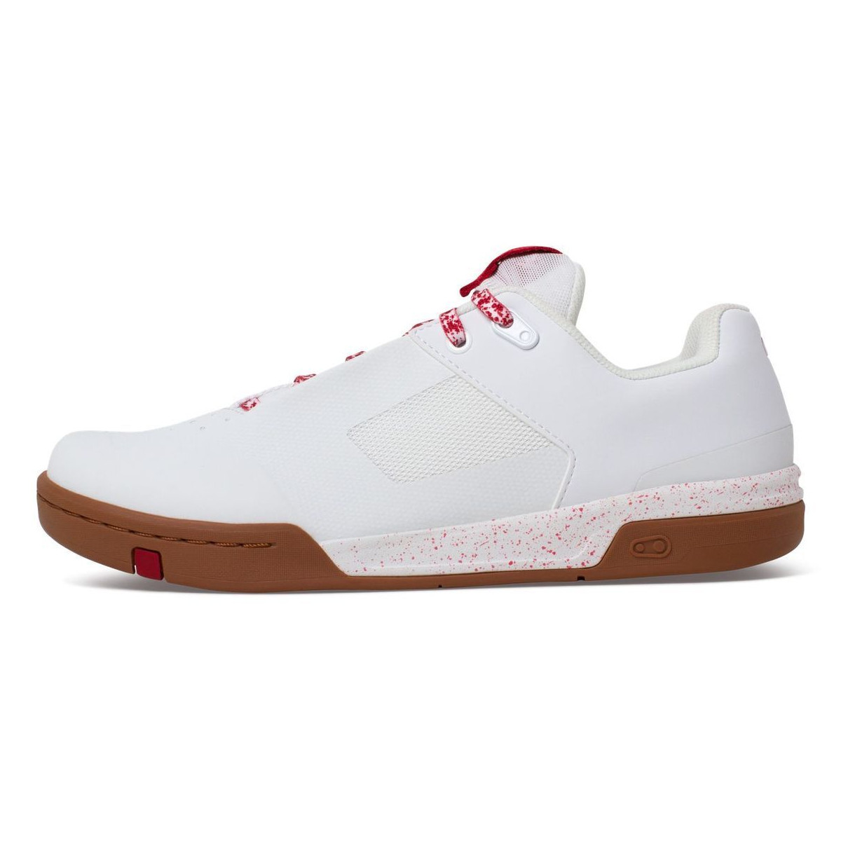 Crankbrothers Stamp Lace MTB Shoes - Splatter Limited Edition -  white/red/gum