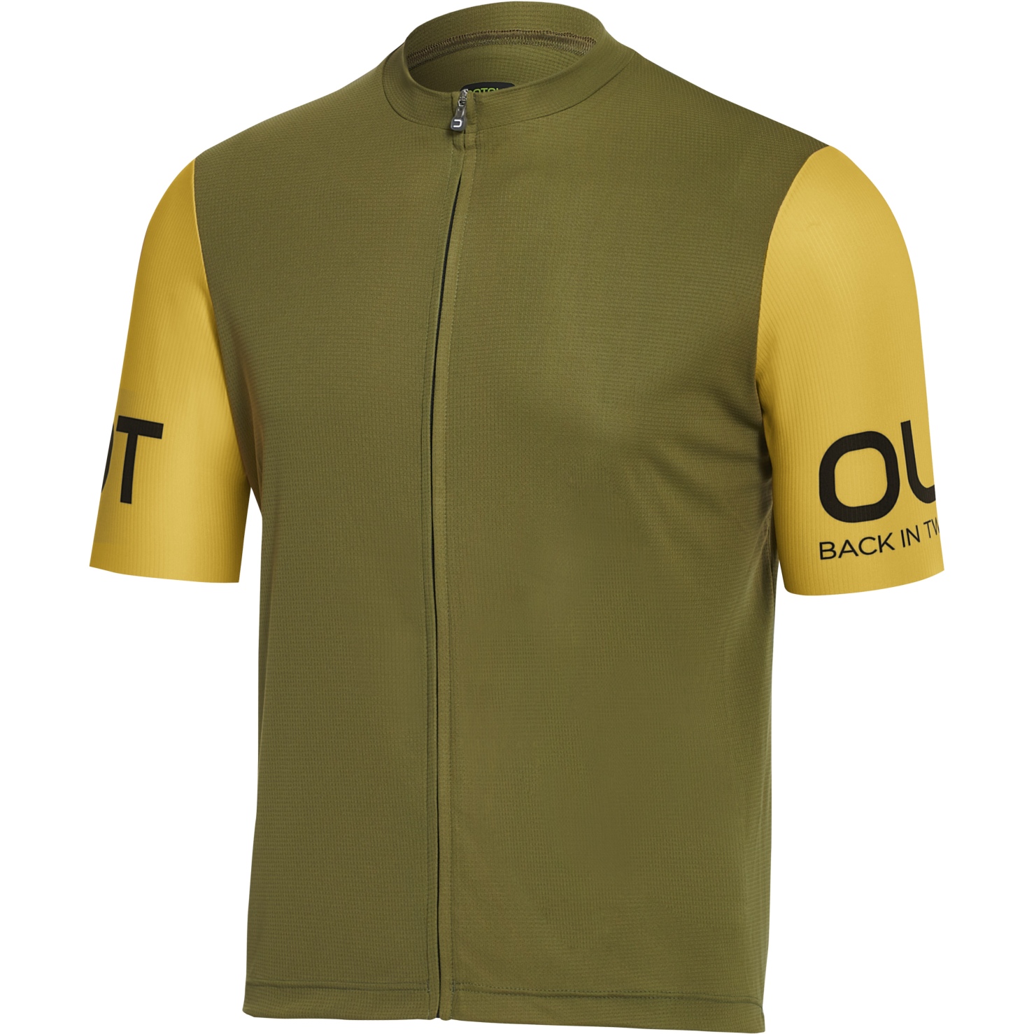 Produktbild von Dotout Grevil Kurzarmtrikot Herren - sage green/ocra yellow