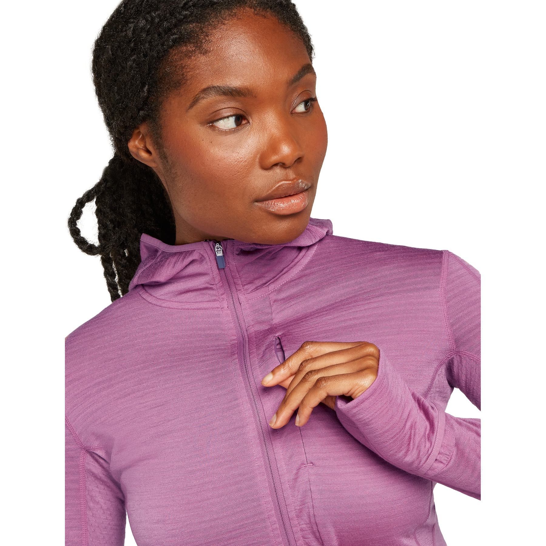 Icebreaker Damen Kapuzenpullover - Merinowolle & Bio-Baumwolle