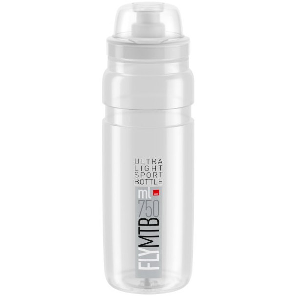 Produktbild von Elite Fly MTB Trinkflasche 750ml - clear/grau
