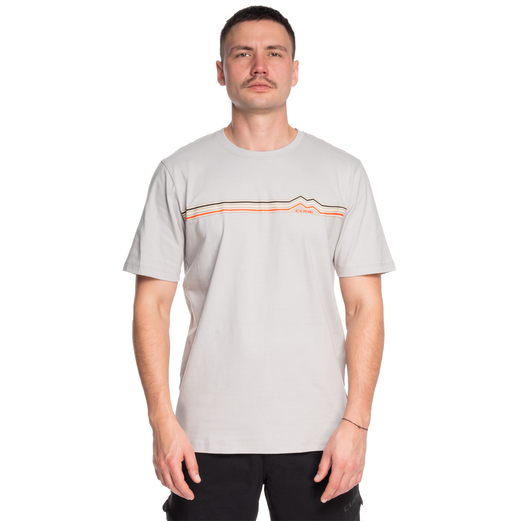 Produktbild von CUBE Organic T-Shirt Herren - Fichtelmountains Classic grau