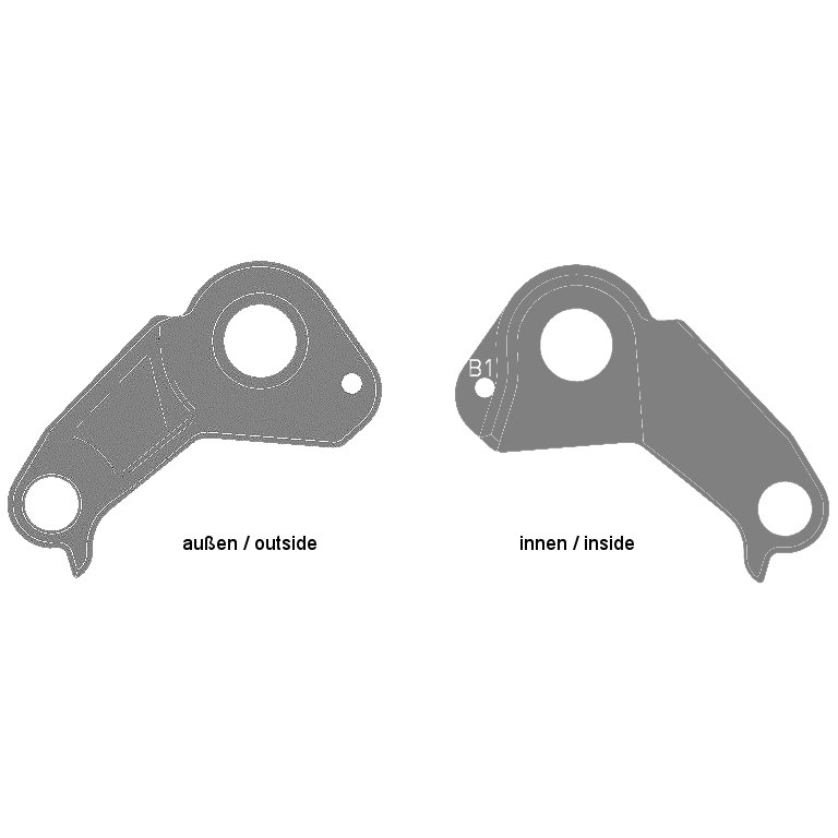 Picture of Ghost GHM09-022 / FRHG0022 Derailleur Hanger - Shimano Direct Mount