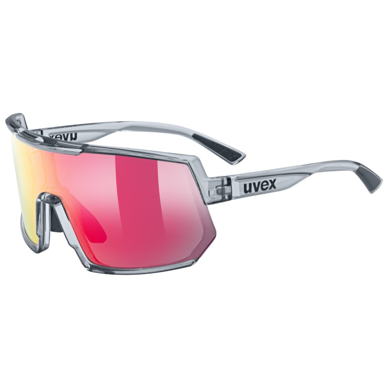 Picture of Uvex sportstyle 235 Glasses - smoke transparentt/mirror red