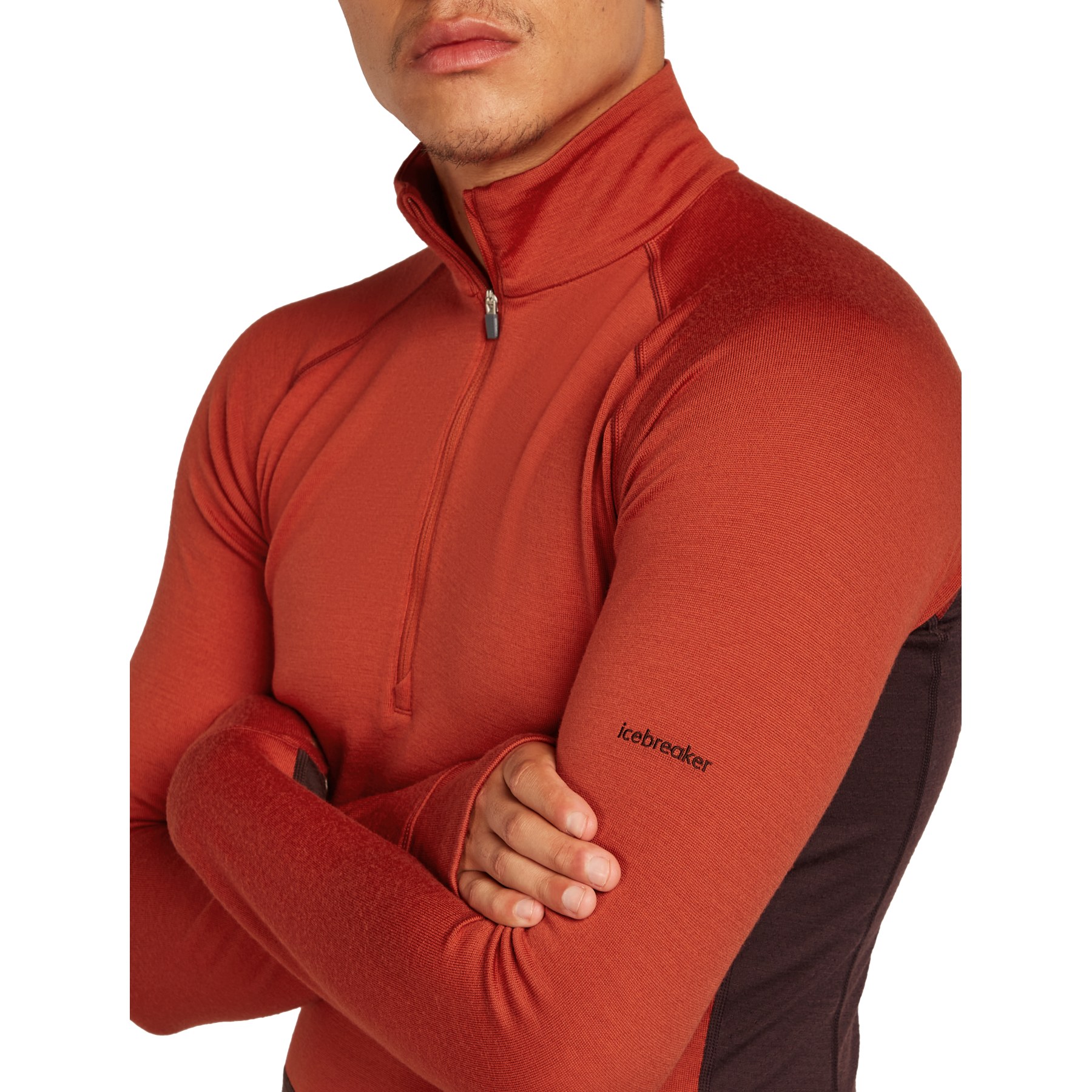Icebreaker Merino 260 ZoneKnit™ Long Sleeve Half Zip Thermal Top