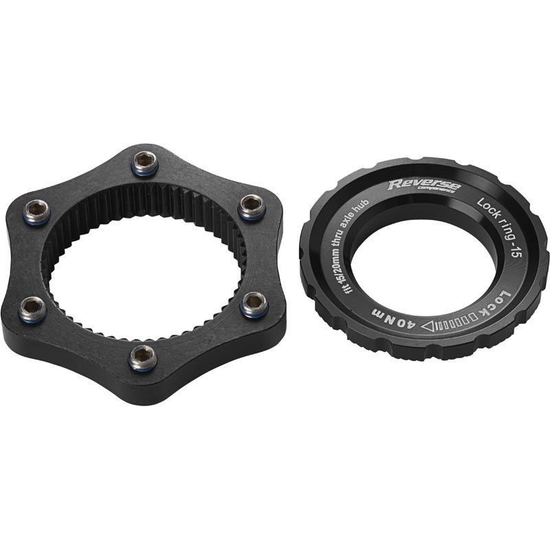 Produktbild von Reverse Components Adapter Centerlock auf 6-Loch - schwarz