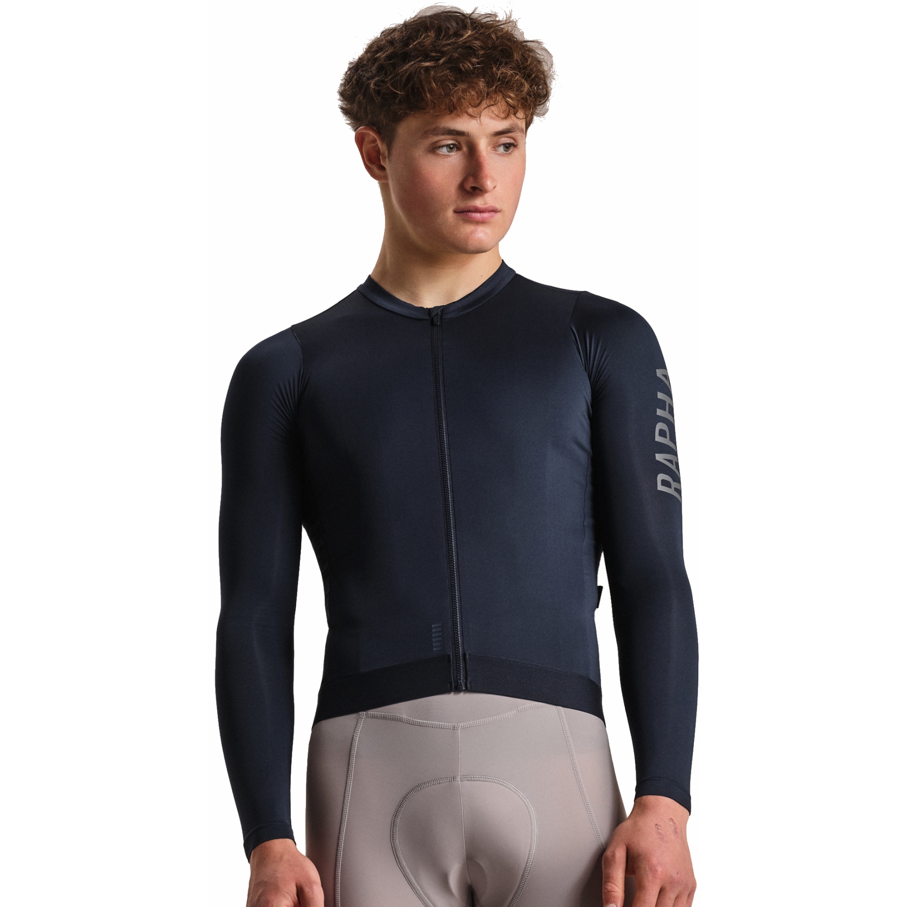 Rapha Pro Team Lightweight Long Sleeve Jersey Men - carbon/navy