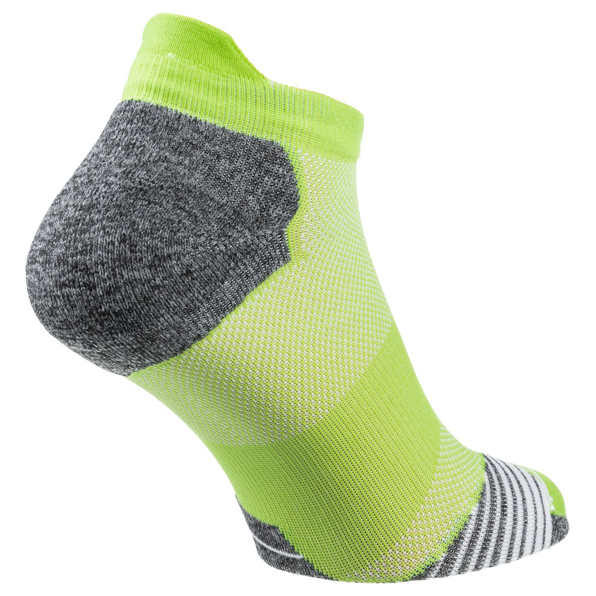 Odlo Ceramicool Running Quarter Socks - white - sharp green