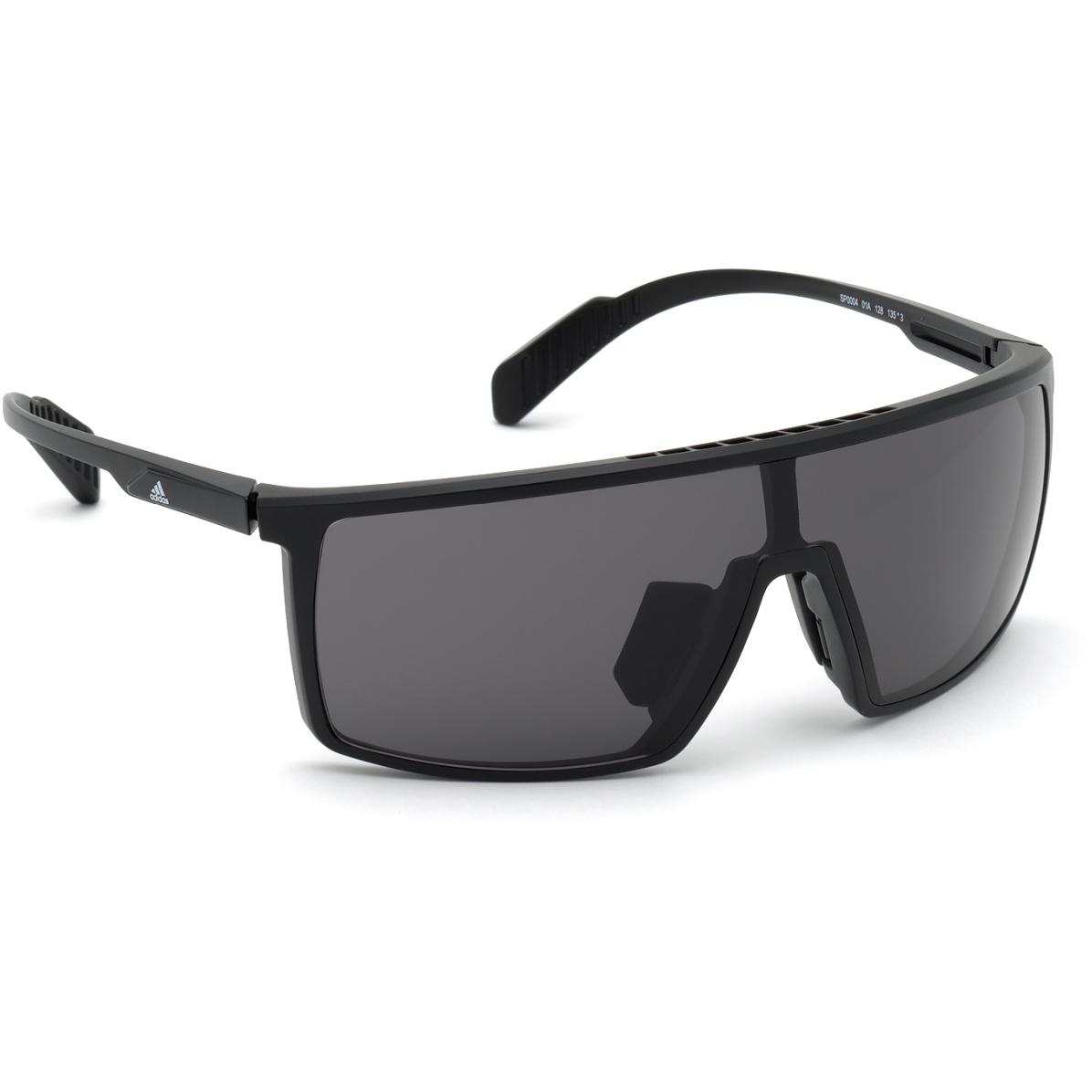 Image of adidas Sp0004 Injected Sports Sunglasses - Shiny Black / Contrast Grey