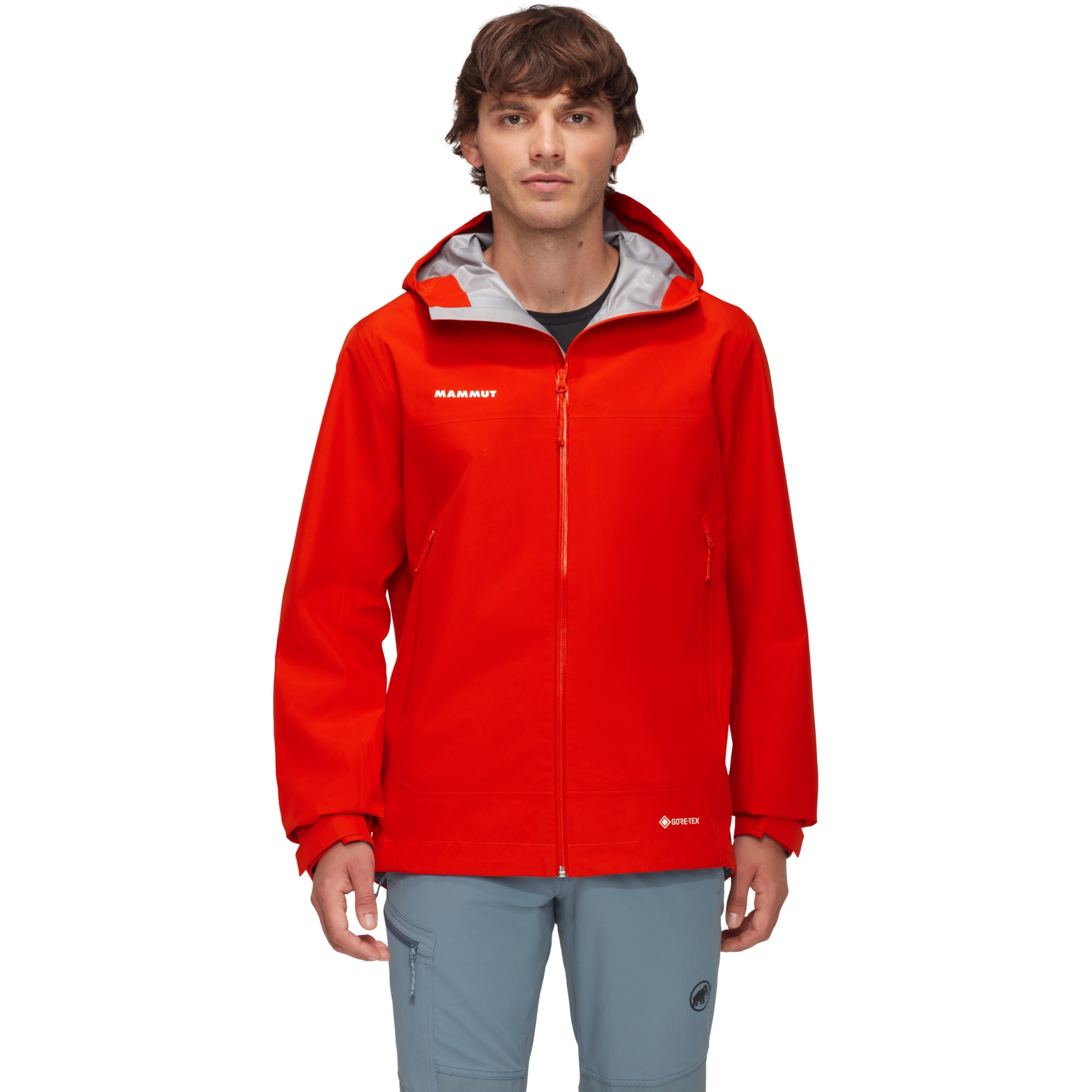 Picture of Mammut Crater Light Hardshell Hooded Jacket Men - mammut red