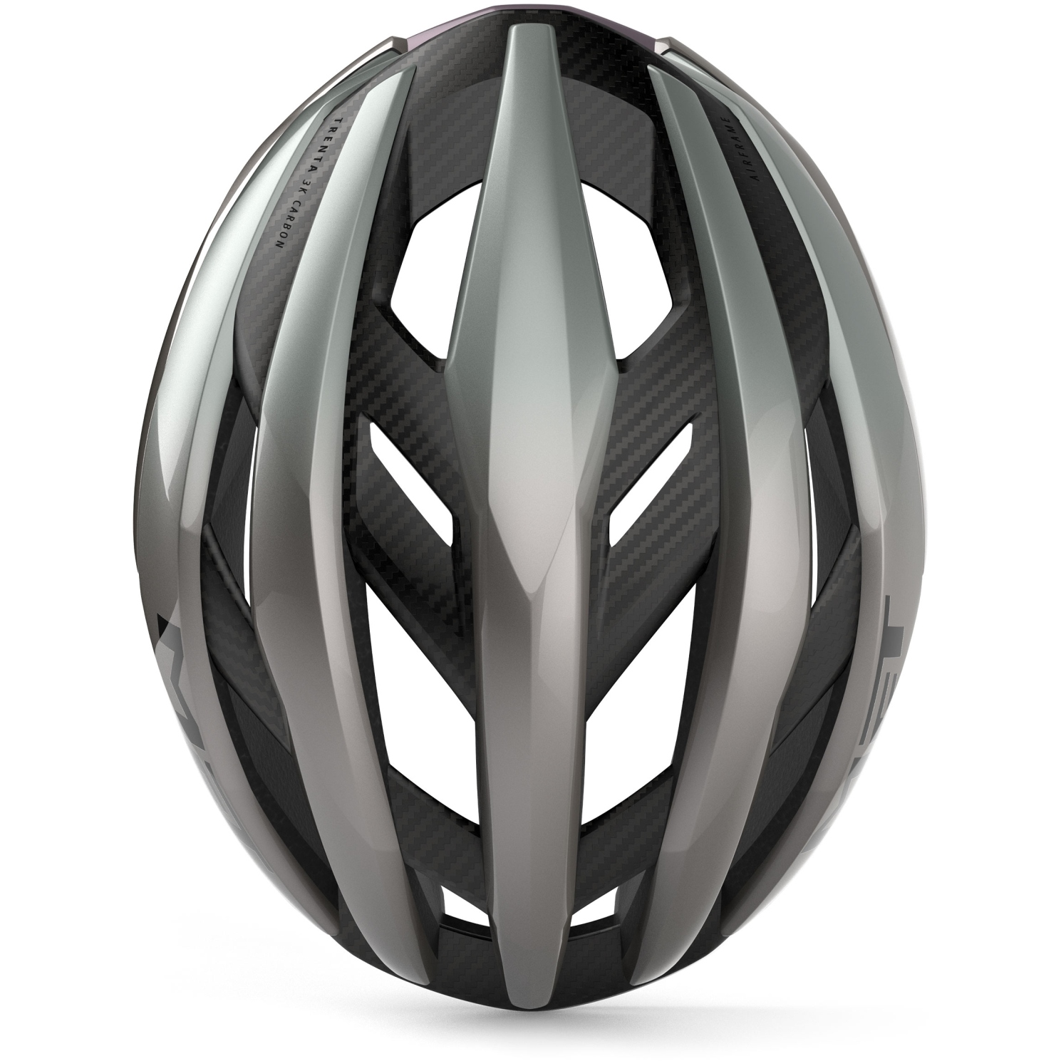 MET Trenta 3K Carbon Bike Helmet - Opal Gray/Glossy | BIKE24