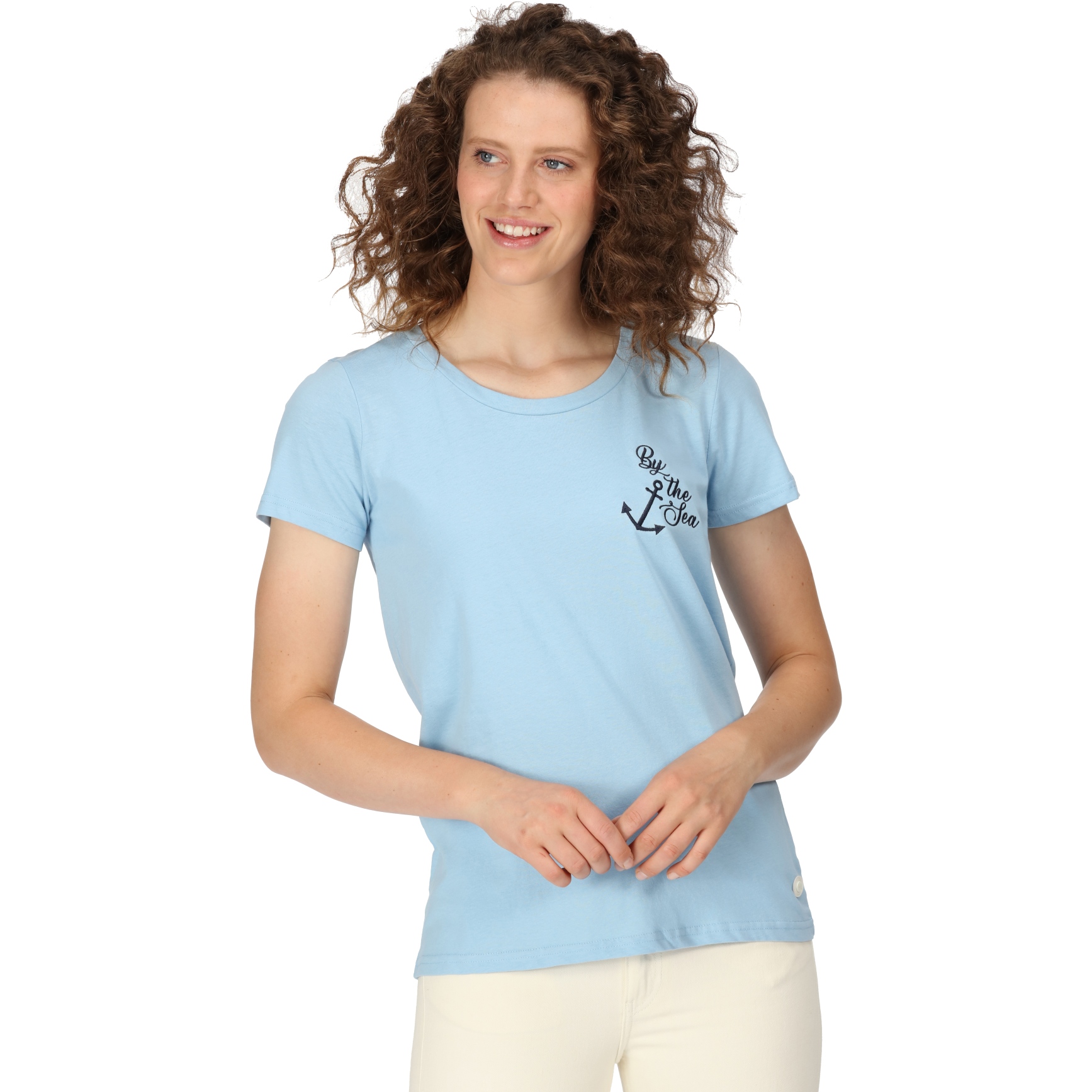 Productfoto van Regatta Filandra VII T-Shirt Dames - Powder Blue 3A8
