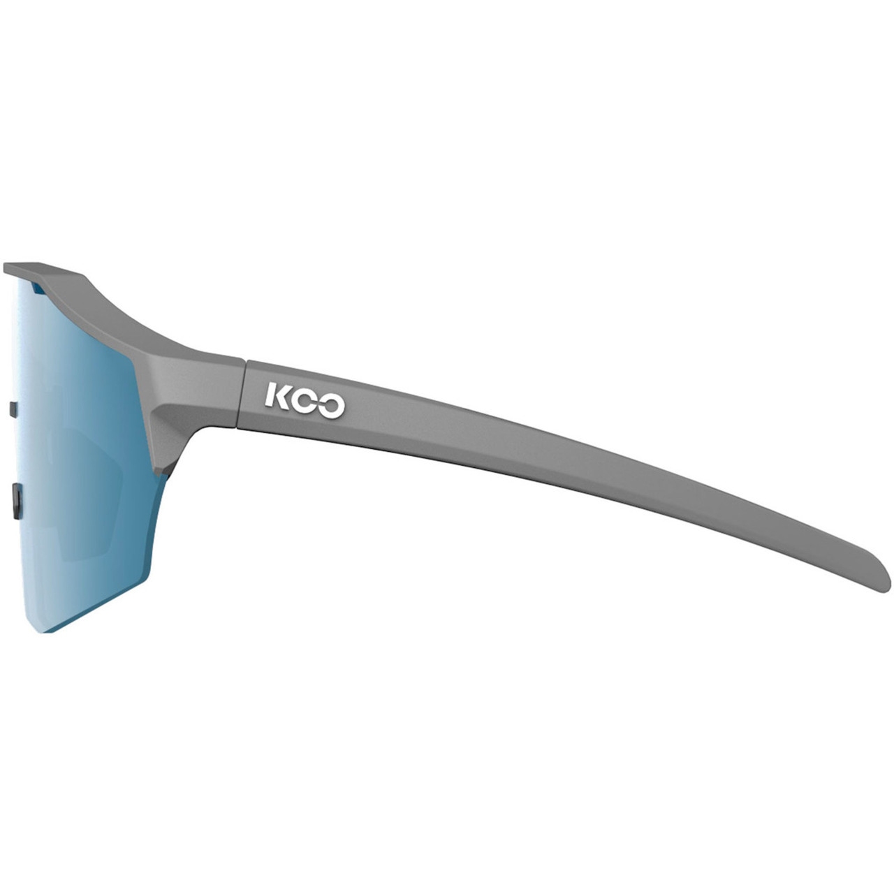 KOO ALIBI サングラスGREY MATT/TURQUOISE 試着のみ KOO Alibi - Limited Edition in Galaxy Metallic Grey Super