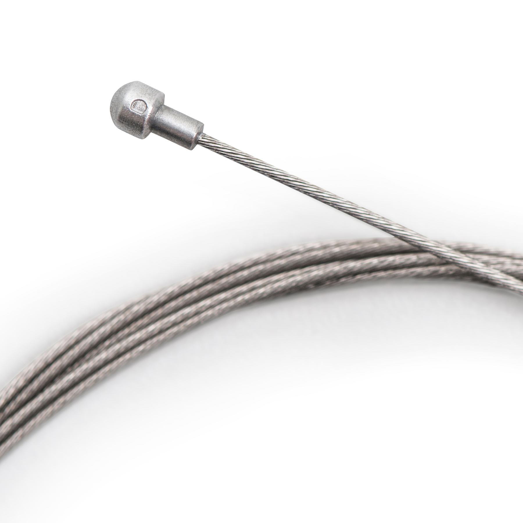 Picture of capgo Orange Line Brake Cable - 1.5 mm - Stainless Steel / Slick - 2000 mm - Shimano Road