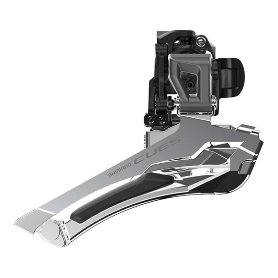Zdjęcie: Shimano CUES FD-U6030 Front Derailleur - Down Swing | 2x9/10-speed | Clamp (B)