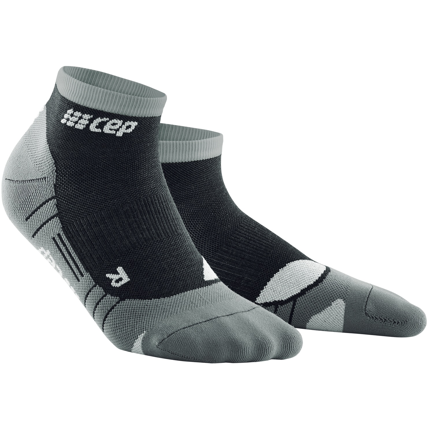 Picture of CEP Hiking Light Merino Low Cut Compression Socks - stonegrey/grey
