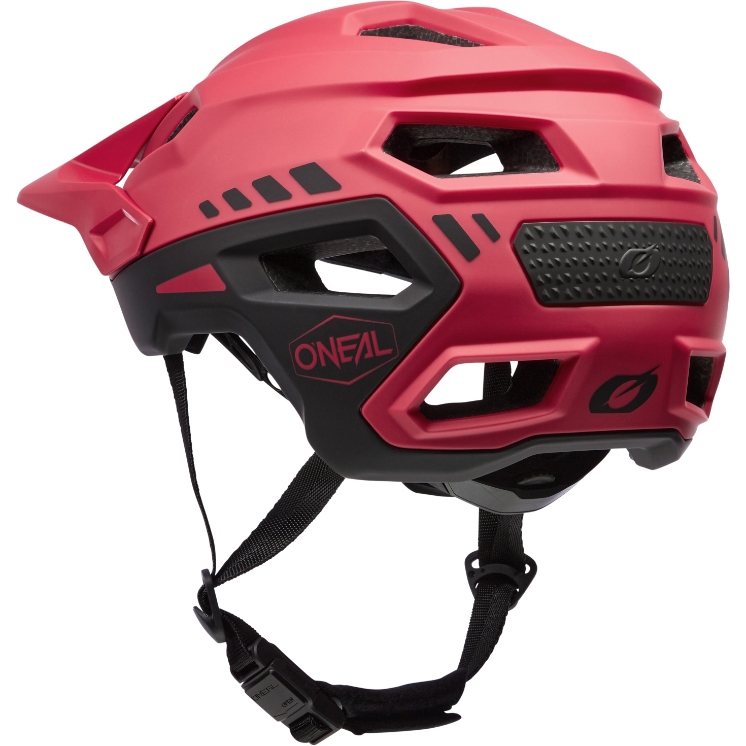 Casco Downhill Oneal Blade Polyacrylite Haze nero rosso