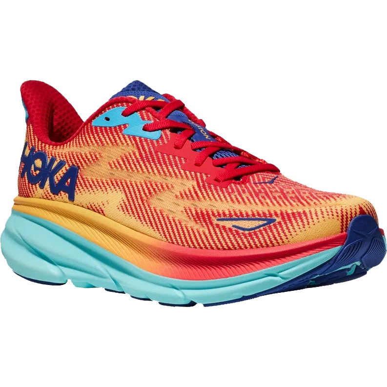 Picture of Hoka Clifton 9 Running Shoes Men - cerise / cloudless
