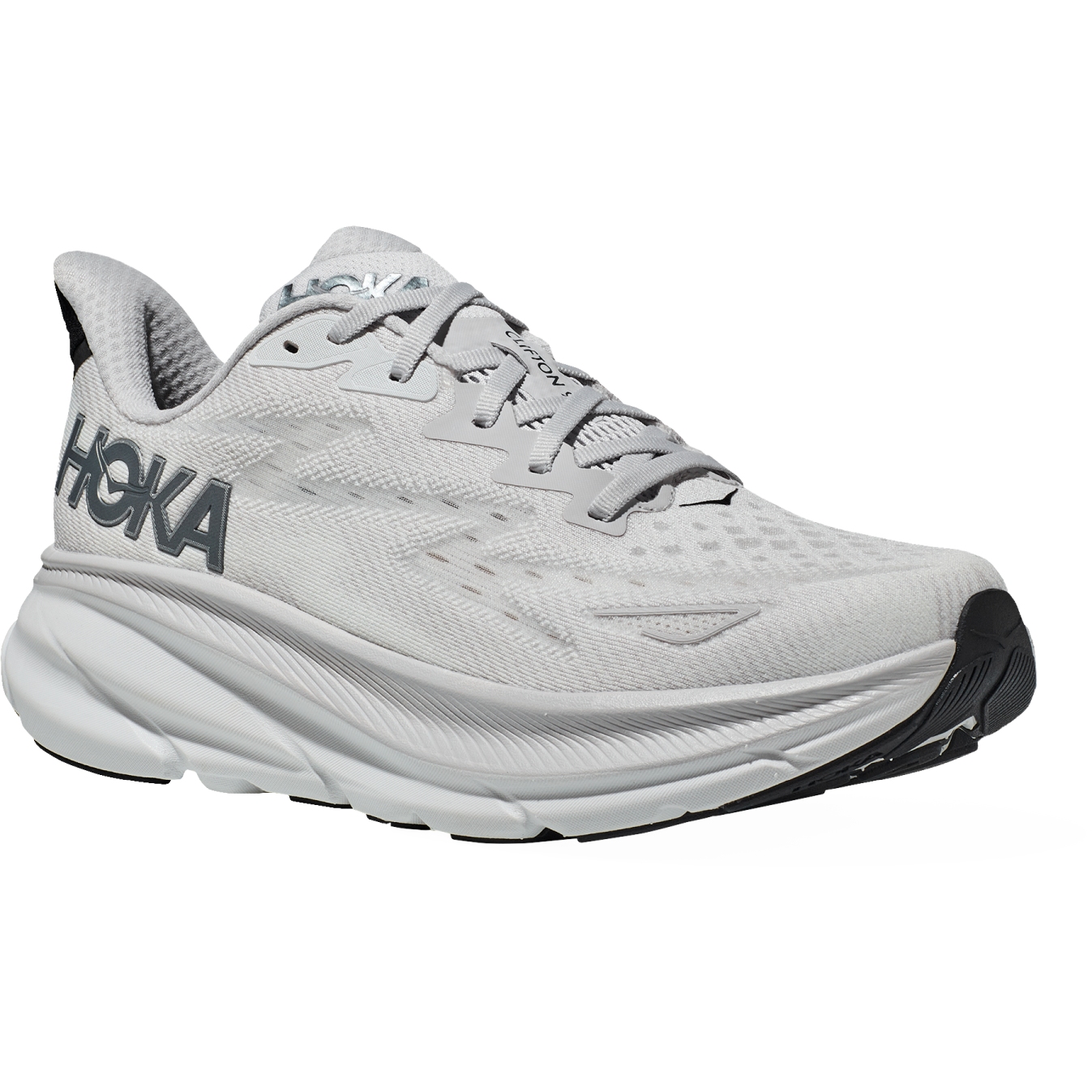 Hoka Clifton 9 Hardloopschoenen Heren nimbus cloud steel wool BIKE24