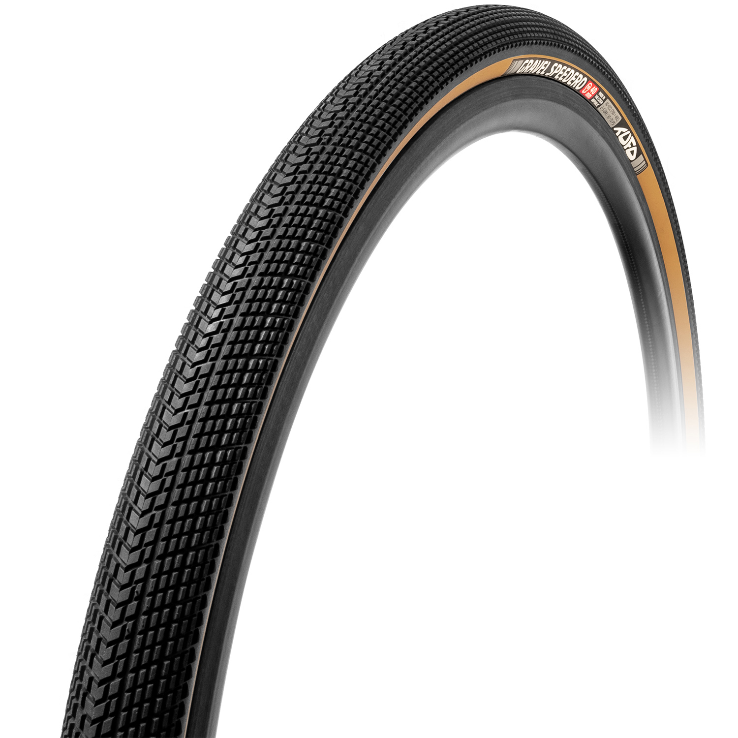 Picture of Tufo Gravel Speedero TR Folding Tire - Tubeless Ready - 40-622 - black/beige