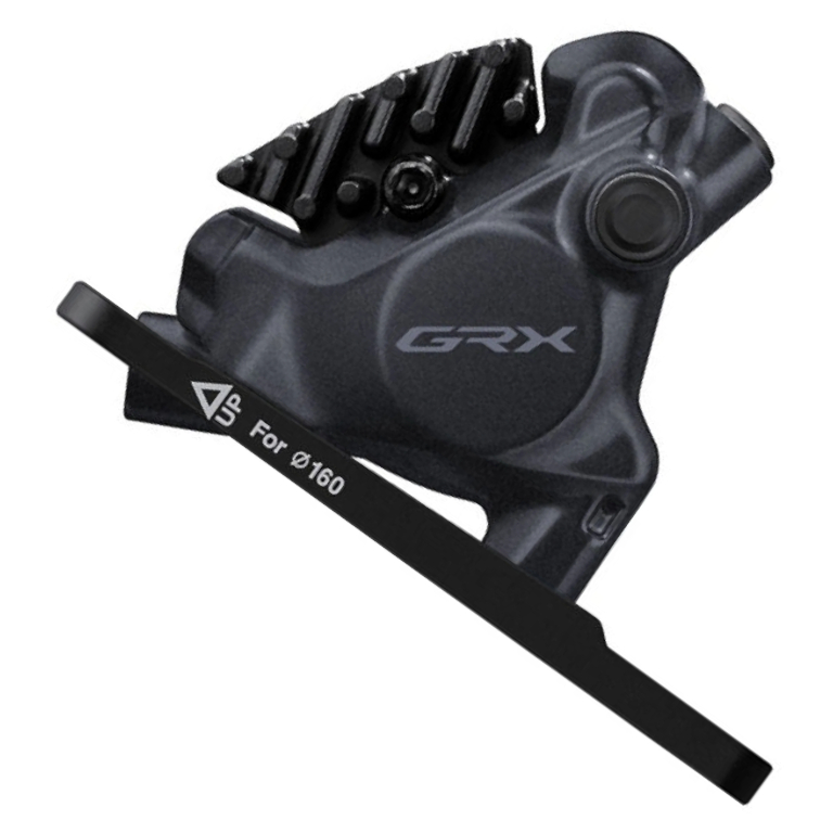 Productfoto van Shimano GRX BR-RX410 Schijfremklauw - Flat Mount | 2-Zuiger - vooraan (F)