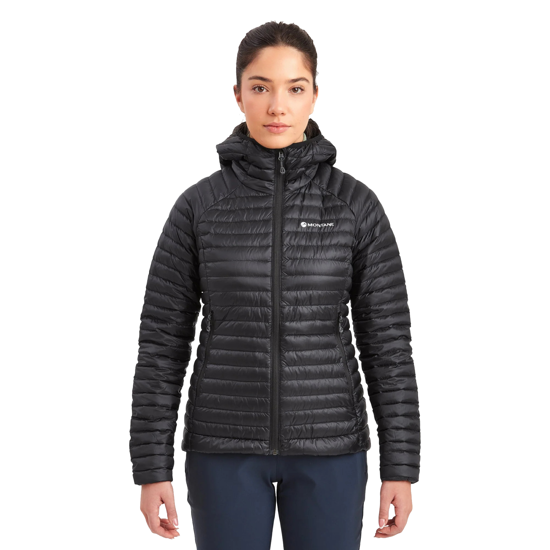 Picture of Montane Anti-Freeze Lite Women&#039;s Hooded Down Jacket - black