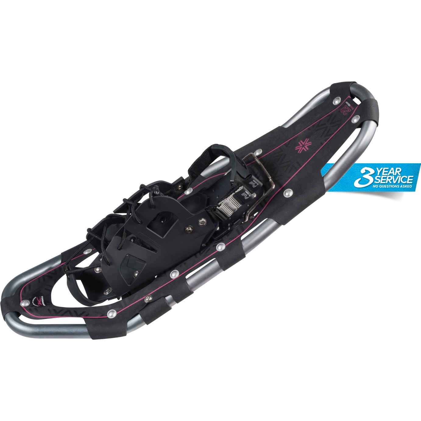 Picture of Komperdell Peakmaster Snowshoe T22 Snowshoes - black/ berry