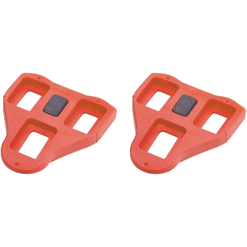 Picture of BBB Cycling RoadClip BPD-02A Pedal Cleats - 4.5° floating - red