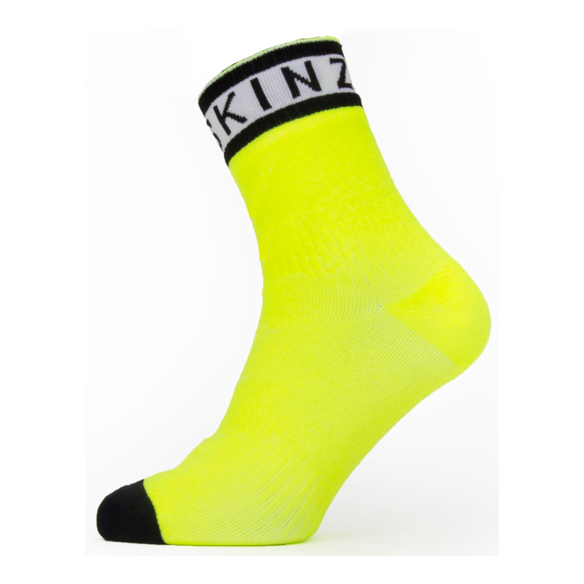 Produktbild von SealSkinz Wasserdichte, knöchellange Socken für warmes Wetter mit Hydrostop - Neon Yellow/Black/White